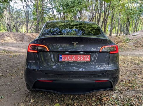 Tesla Model Y 2022 серый - фото 11