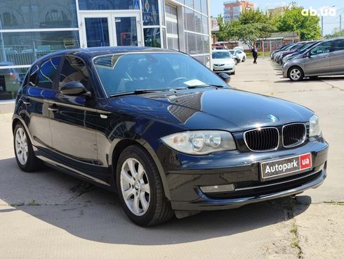BMW 1 серия 2009 черный - фото 11