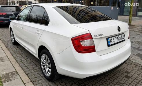 Skoda Rapid 2016 белый - фото 18