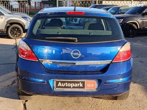 Opel Astra 2006 синий - фото 8