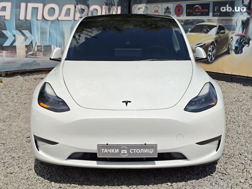 Tesla Model Y 2021 белый - фото 2