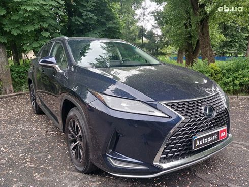 Lexus rx 450 h 2020 синий - фото 2