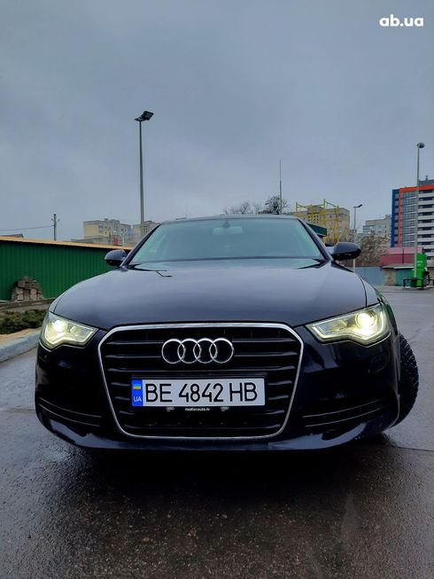 Audi A6 2012 черный - фото 2