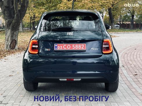 Fiat 500E 2023 зеленый - фото 4