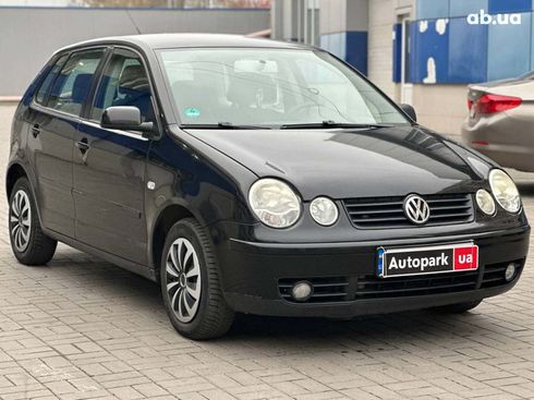 Volkswagen Polo 2004 черный - фото 3