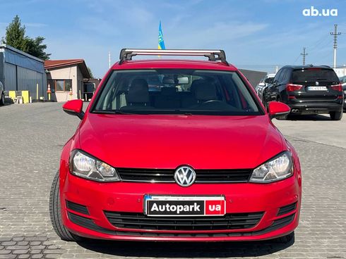 Volkswagen Golf Variant 2015 красный - фото 2