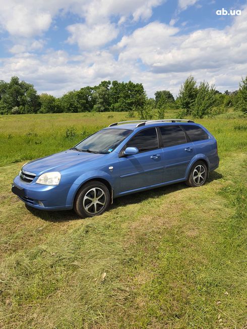 Chevrolet Nubira 2006 голубой - фото 3