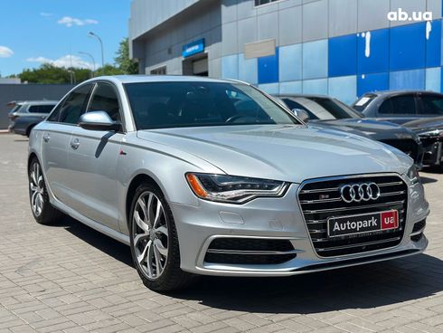 Audi A6 2014 серый - фото 4