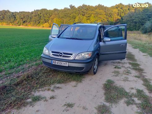 Opel Zafira 2004 серый - фото 2
