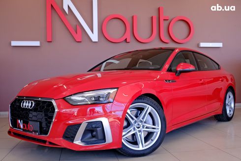 Audi A5 2021 красный - фото 2