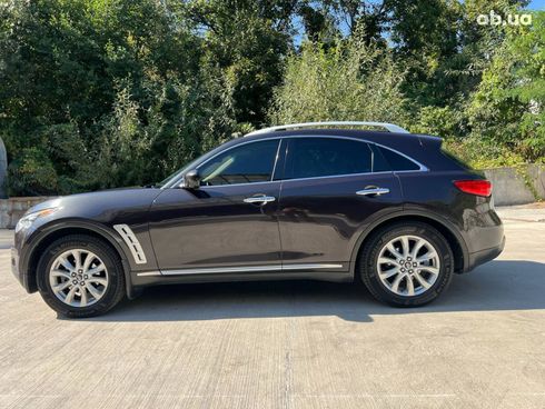 Infiniti fx 35 2008 коричневый - фото 8