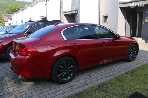 Infiniti G-Series 2007 красный - фото 7