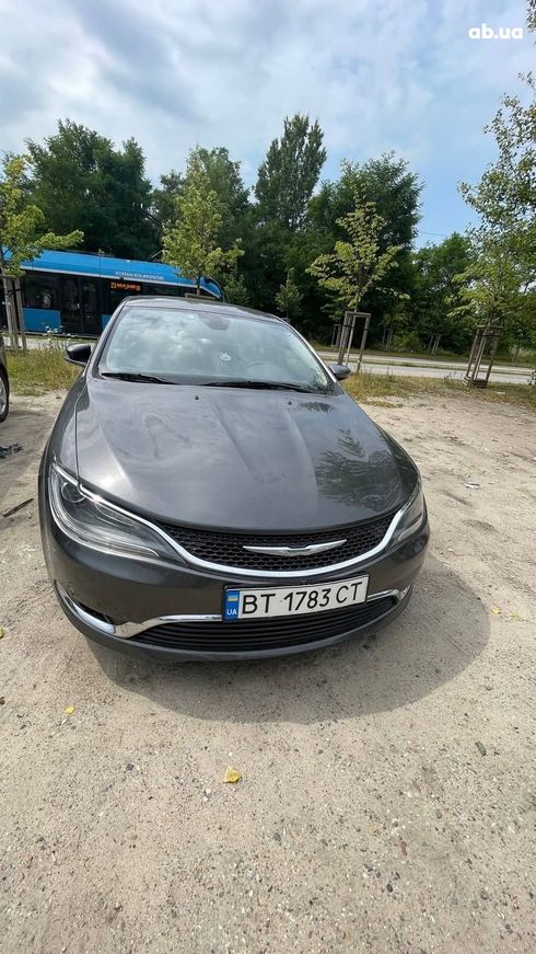 Chrysler 200 2015 серый - фото 5
