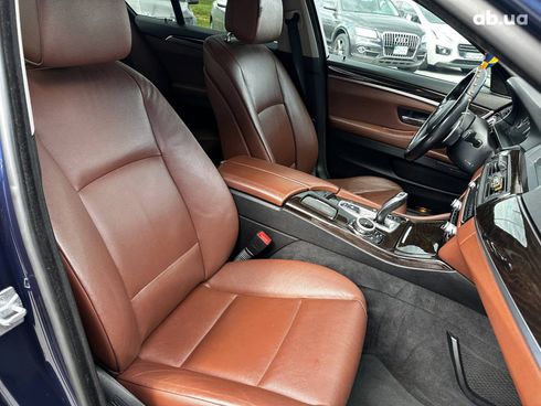 BMW 5 серия 2013 синий - фото 37