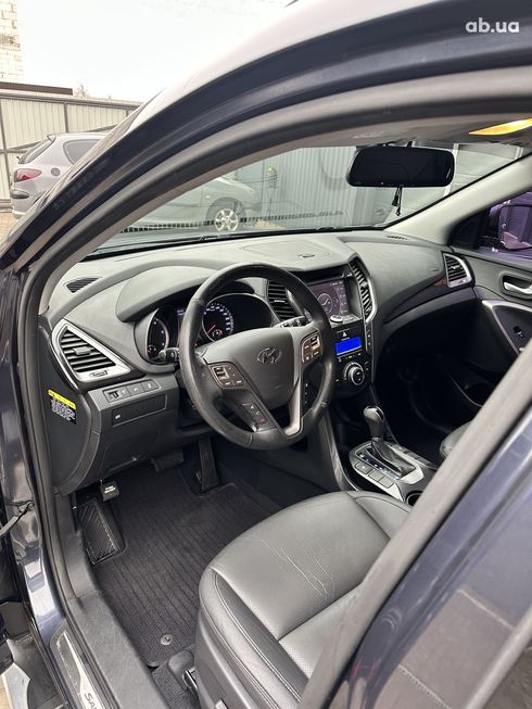 Hyundai Santa Fe 2014 синий - фото 18