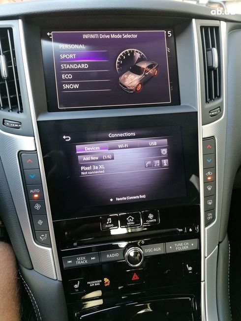 Infiniti Q50 2020 серый - фото 16