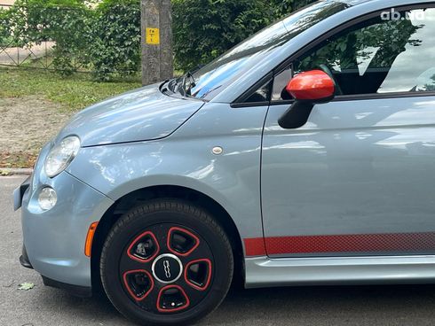 Fiat 500E 2014 синий - фото 7