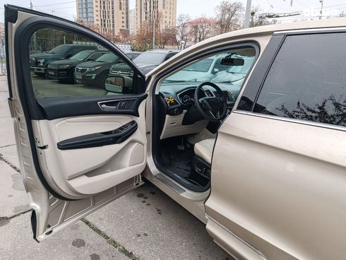 Ford Edge 2017 бежевый - фото 18