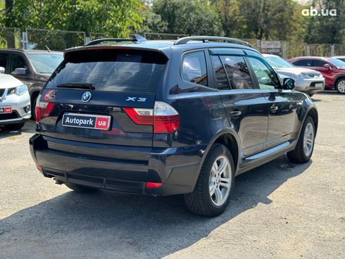 BMW X3 2008 синий - фото 6